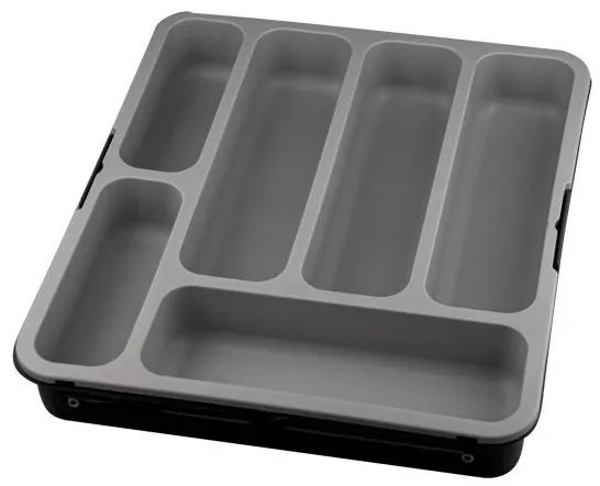 Horecano - Пластмасов разпределител за прибори, разтегателен, антрацит/сиво HOME-(G-87-AG)