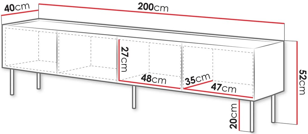 ТВ шкаф Fellini-Бежов