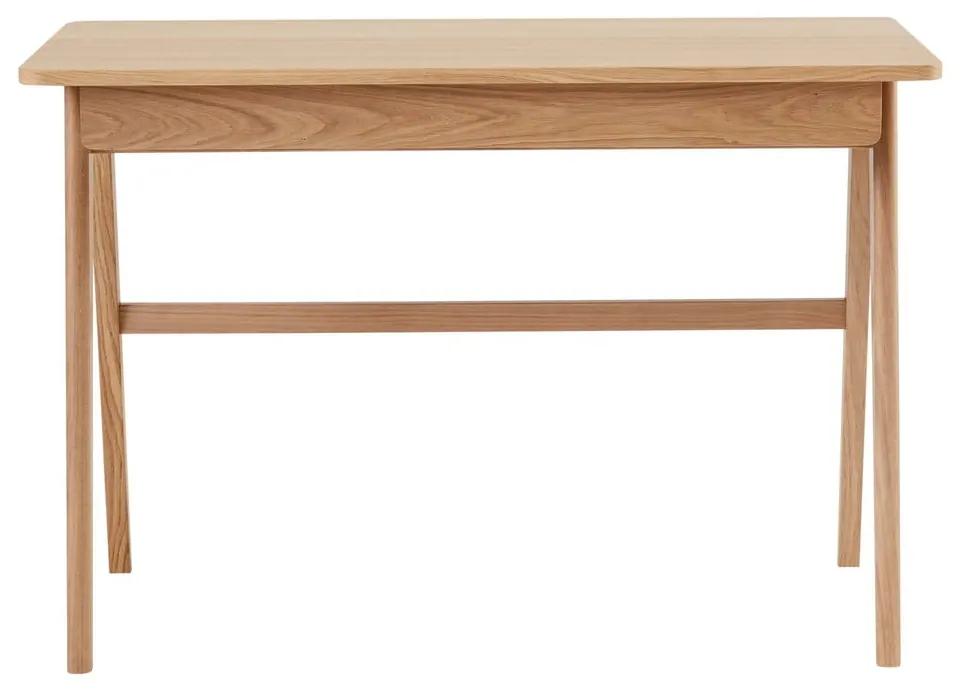 Работна маса с дъбов плот 110x55,5 cm Home - Hammel Furniture