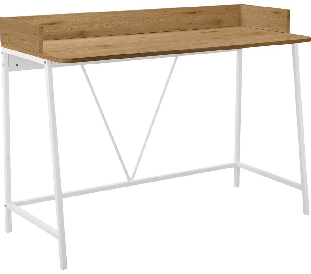 Работна маса с дъбов плот 50x120 cm Savona – Støraa