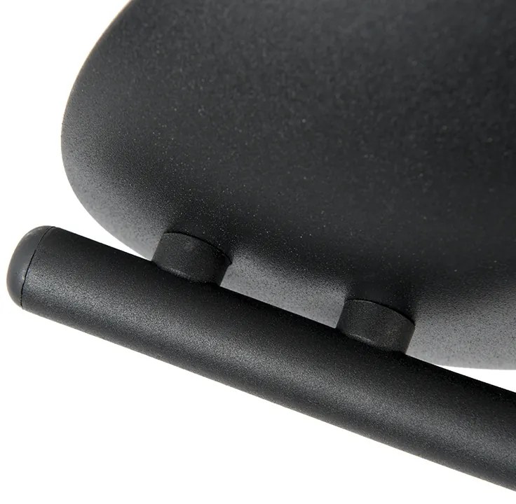 Модерен прожектор извита черен 4-светлина - Jeany