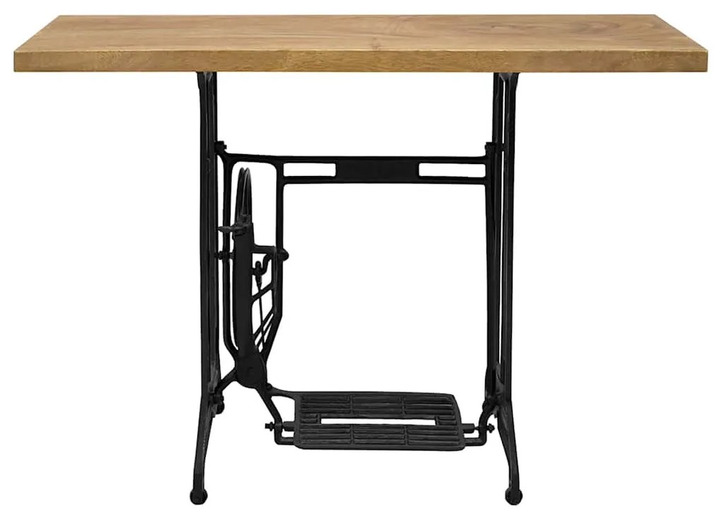 285208 vidaXL Конзолна маса тип шевна машина 110x40x75 см
