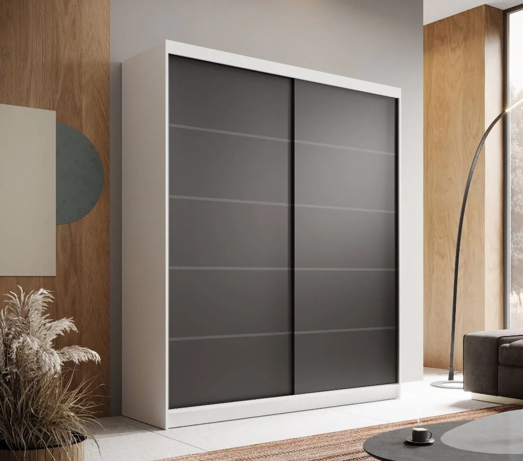 Плъзгащ се гардероб Verano 180-Leuko-Мауро