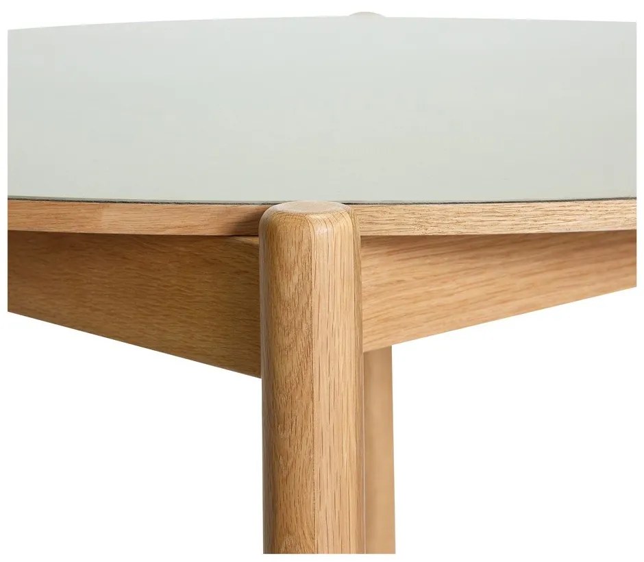 Кръгла трапезна маса от масивен дъб ø 115 cm Oblique – Hübsch