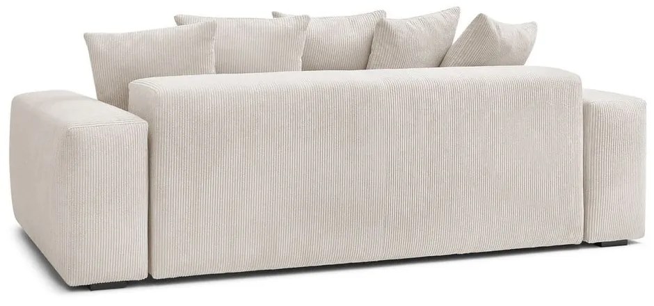 Кремав диван от рипсено кадифе 280 cm Voltaire – Bobochic Paris
