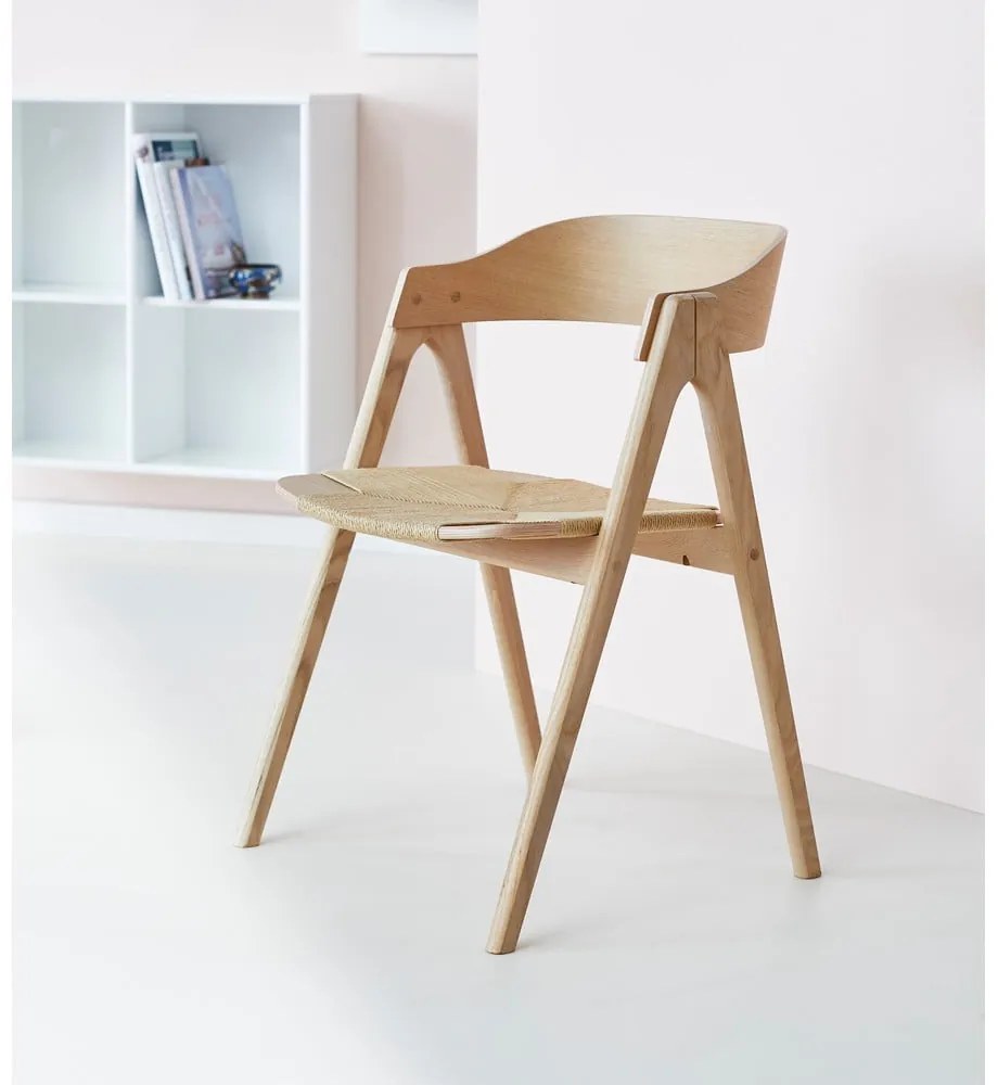 Трапезни столове от дъбова дървесина в естествен цвят Mette - Hammel Furniture