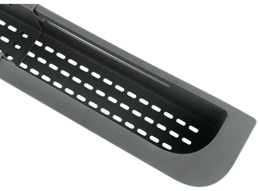 Сив пластмасов телескопичен отцедник за мивка 49,5x8,5 cm Fino – Wenko