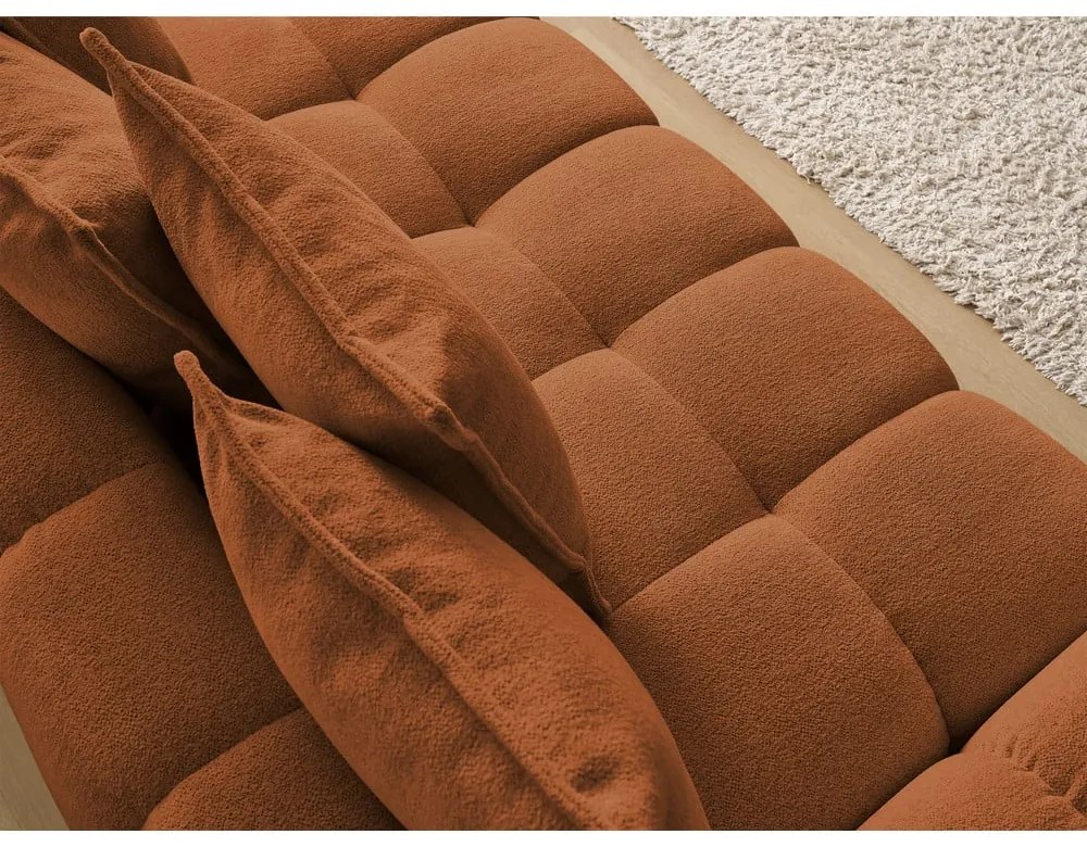 Теракотен шенилов диван 278 cm Everest – Bobochic Paris