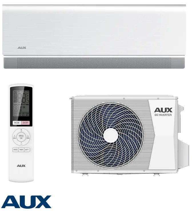 Инверторен климатик AUX C Comfort ASW-H12C5A4/CAR3DI-D0, 12000 BTU, 26 м2, А+++, R-32, Бял