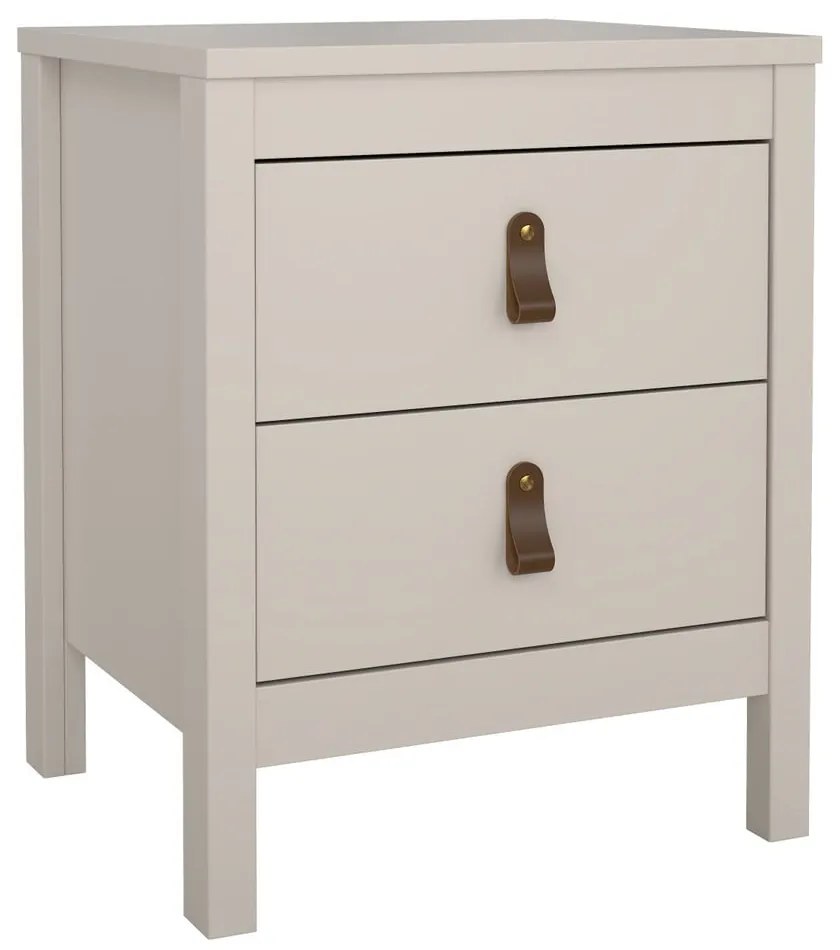 Сиво-бежово нощно шкафче Madrid – Tvilum