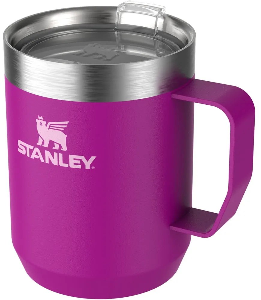 Розова термочаша от неръждаема стомана 230 ml Stay-Hot Camp Mug Violet Blossom – Stanley
