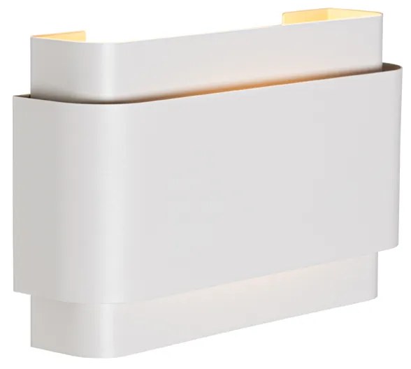 Индустриален стенен аплик бял 2-светлина - Coen