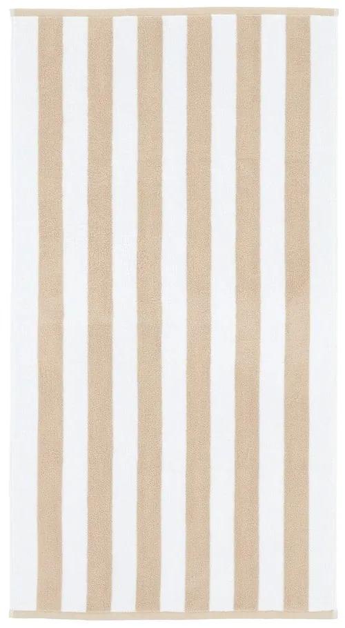 Бежово-бяла памучна кърпа 50x85 cm - Bianca