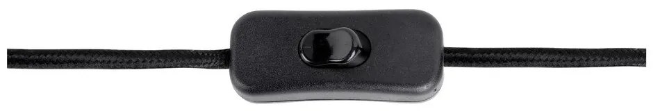 Черна настолна лампа (височина 43 cm) Boaz - Leitmotiv