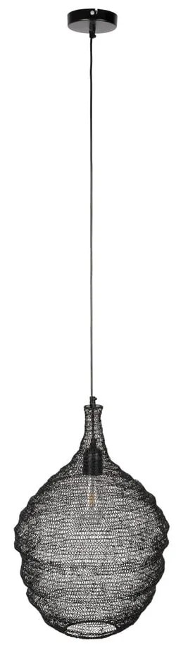 Черно висящо осветително тяло , ø 37 cm Lena - White Label