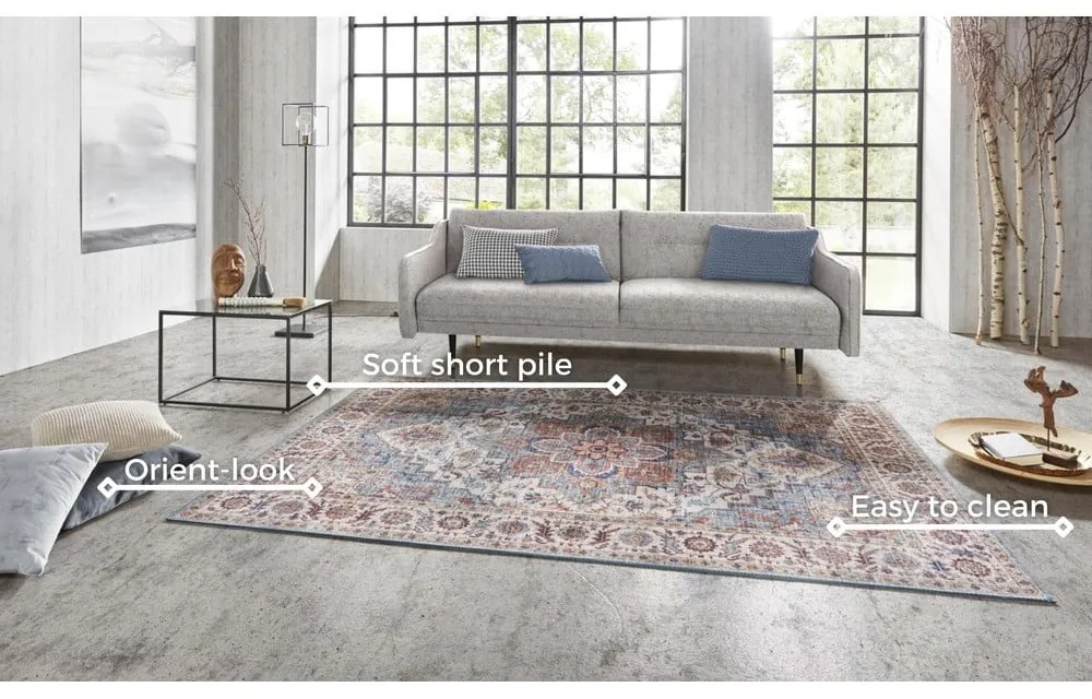 Червен и син килим , 80 x 150 cm Anthea - Nouristan