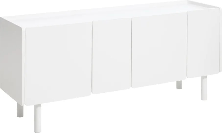 Бял скрин 160x70x45 cm Bera – Unique Furniture