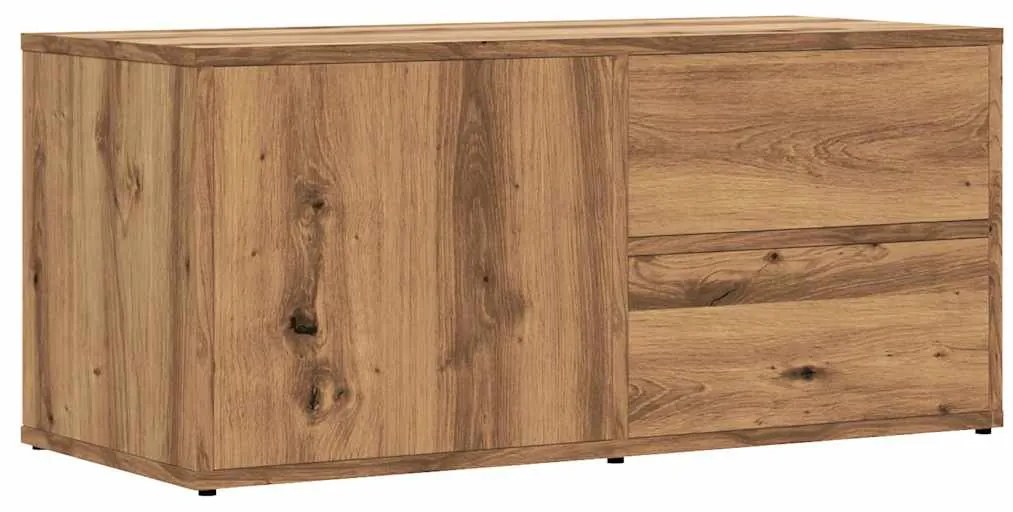856011 vidaXL ТВ шкаф Artisan Oak 80x34x35,5 cm Инженерна дървесина