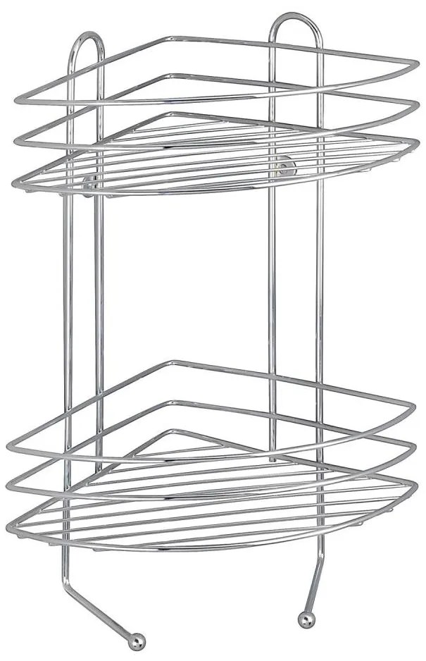 WENKO 15498100 - Ъглов рафт EXCLUSIVE 23x30,5 cm, лъскав хром