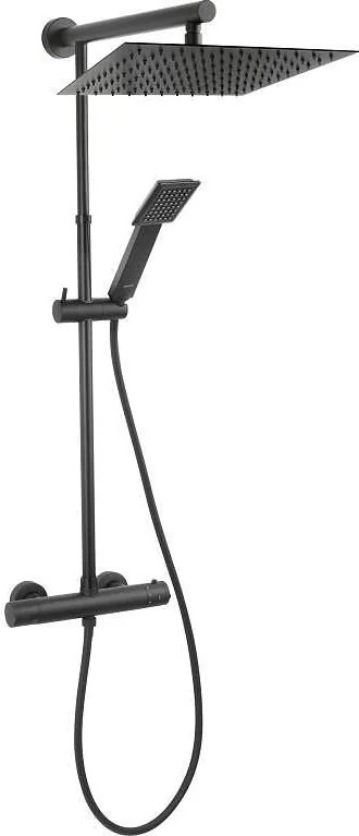 Душ система Trevi Square, с функция Tropical rain и термостатен смесител