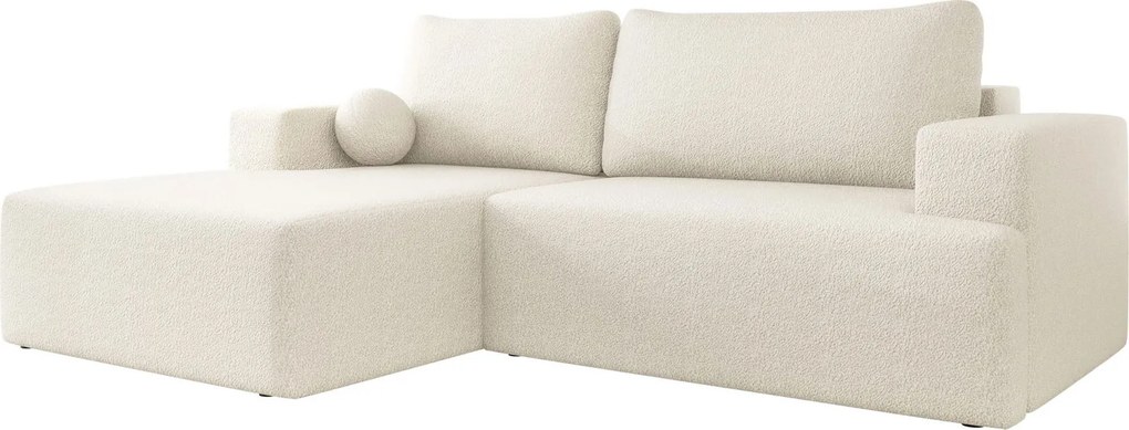 Ъглов Диван Миво-Бял-Ляв