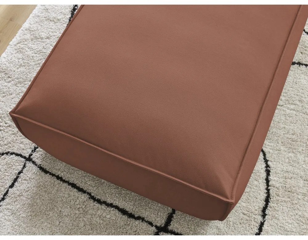 Тъмнокафява табуретка от изкуствена кожа Boheme – Bobochic Paris