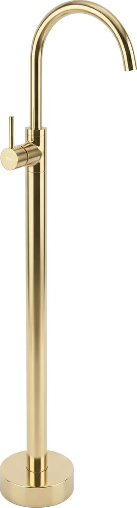 Подов смесител за мивка Rea Lungo Gold