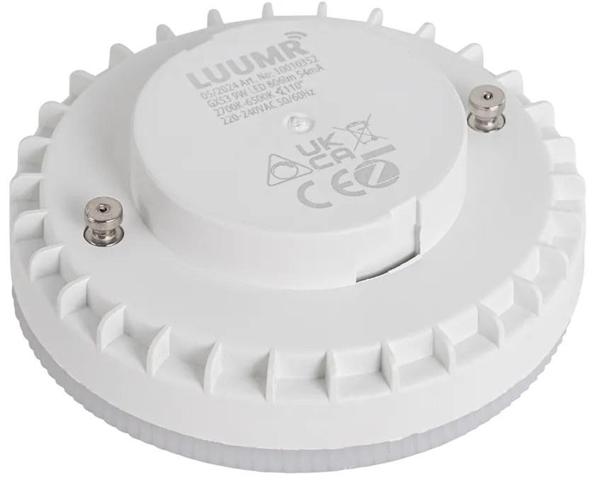 Смарт GX53 димируема LED крушка 9W 806LM 2700K-6500K