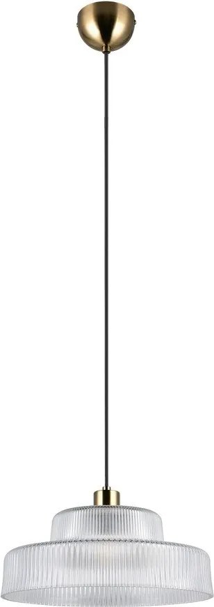 Висящо осветително тяло със стъклен абажур ø 35 cm Abella – Reality