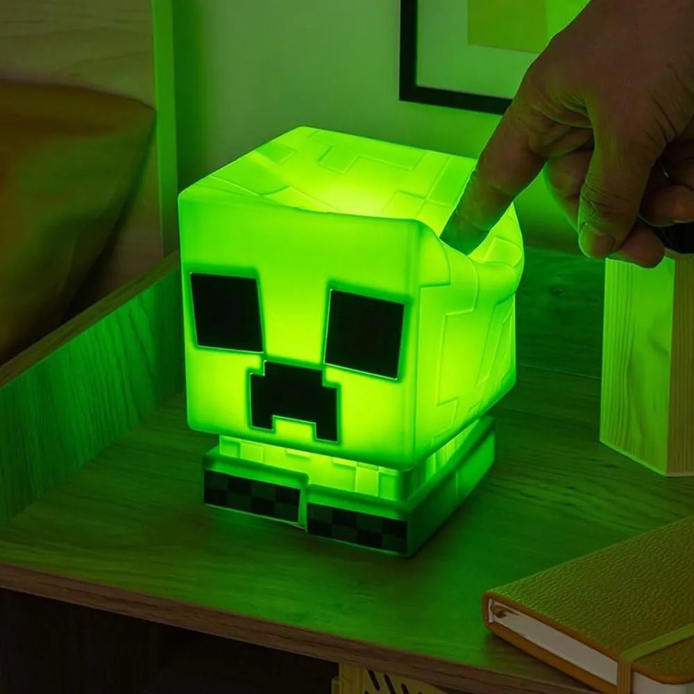 PALADONE Minecraft - силиконова презареждаща лампа Creeper