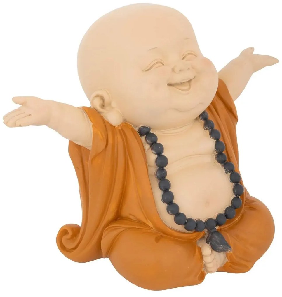 Декоративна фигура atmosphera Buddha, Смола, 16 cm