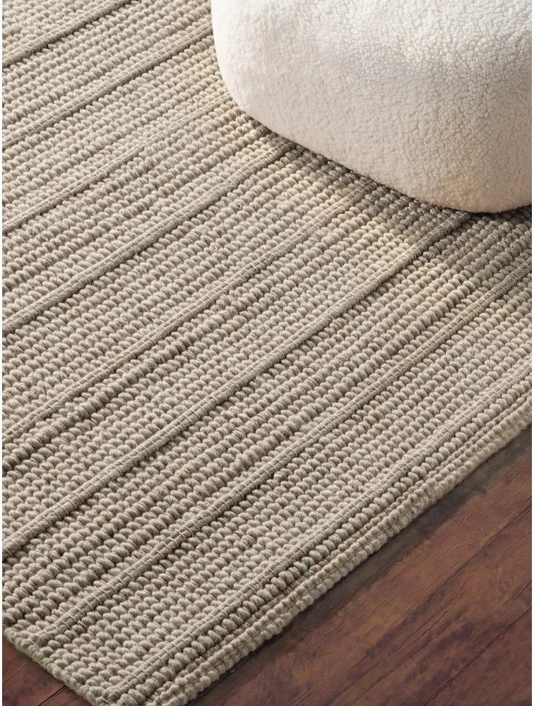 Кремав ръчно изработен вълнен килим 160x230 cm Camden Parker – Ted Baker