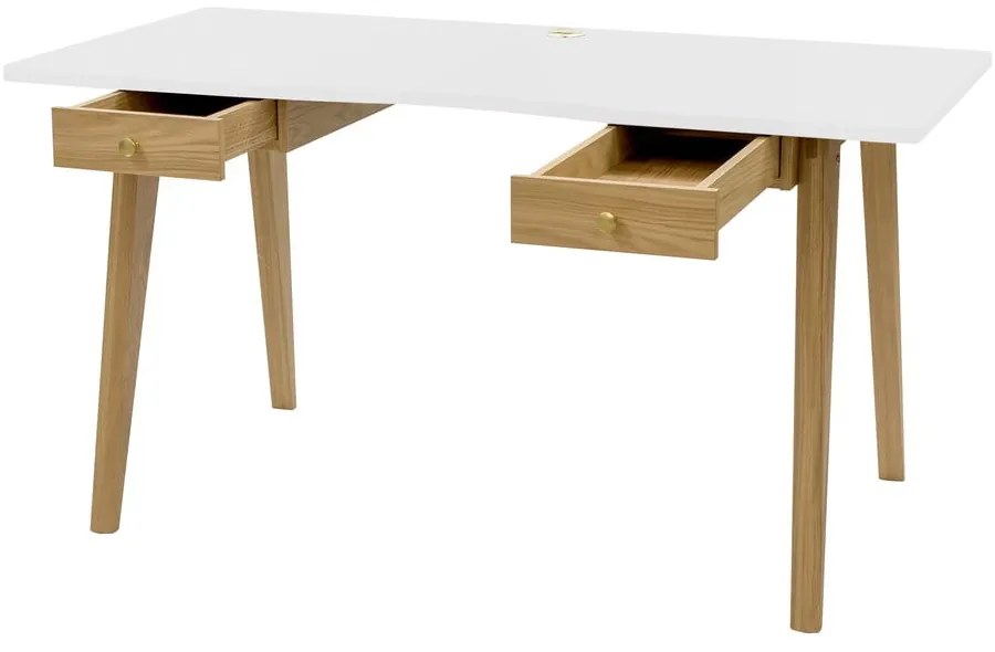 Работна маса от декор от дъб 70x140 cm Nice – Woodman