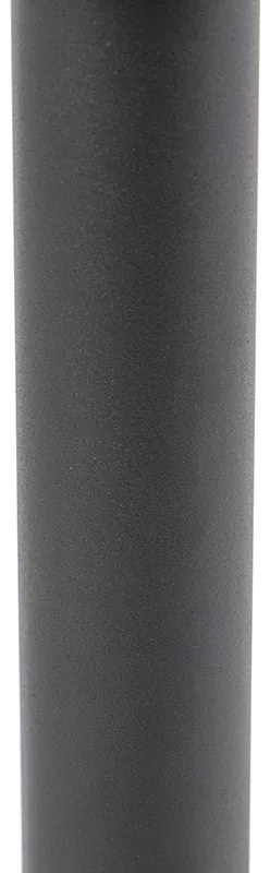 Интелигентна външна лампа черна 50 см IP44 с Wi-Fi ST64 - Gleam