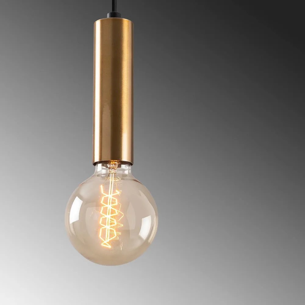 Висящо осветително тяло в златисто ø 4 cm Tempo – Opviq lights