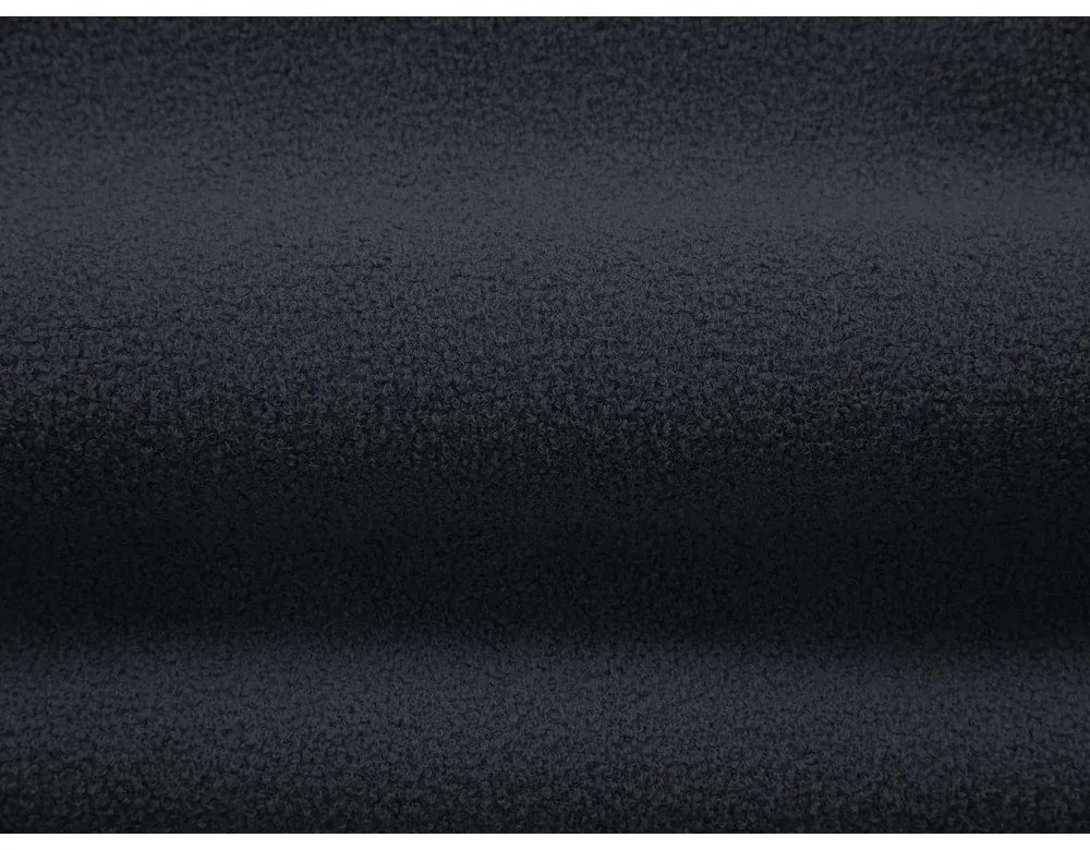 Тъмносиньо кресло от плат букле Chuck – Micadoni Home