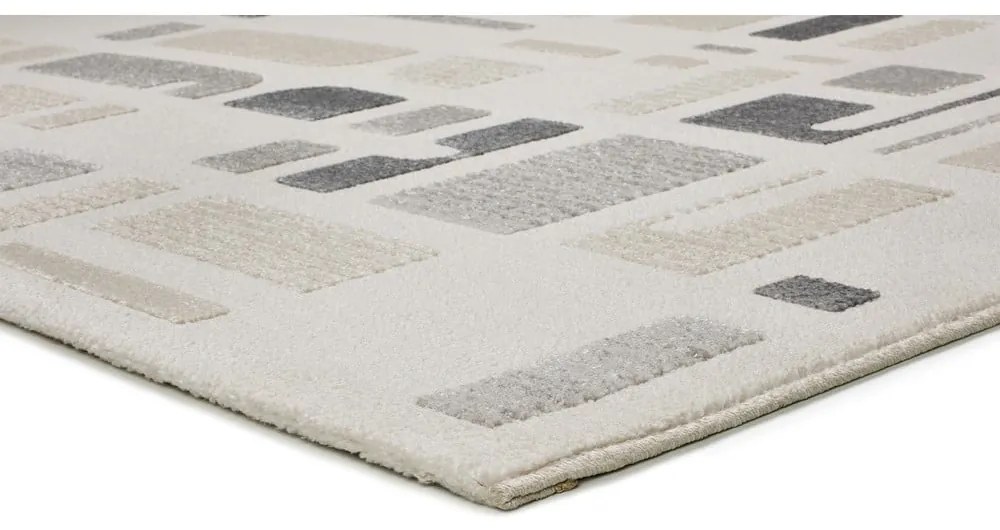Килим в светлосиво и слонова кост 80x150 cm Flora – Universal