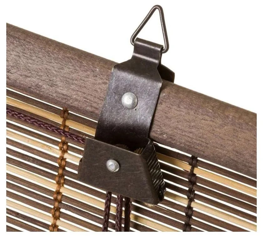 Тъмнокафява бамбукова ролетна щора 160x180 cm Natural Life - Casa Selección