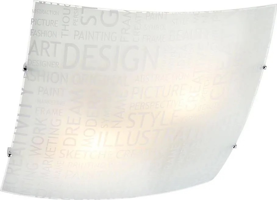 Redo 05-818 - Потолъчно осветително тяло NOTES 2xE27/42W/230V 39x39 cm бяло