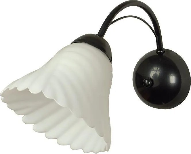 Аплик БОСТЪН, черен никел, 1xE27