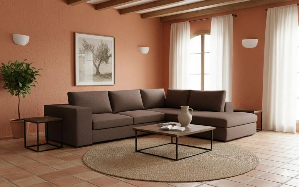 Ъгъл диван Carla-Left-280φ 220β-Tampa