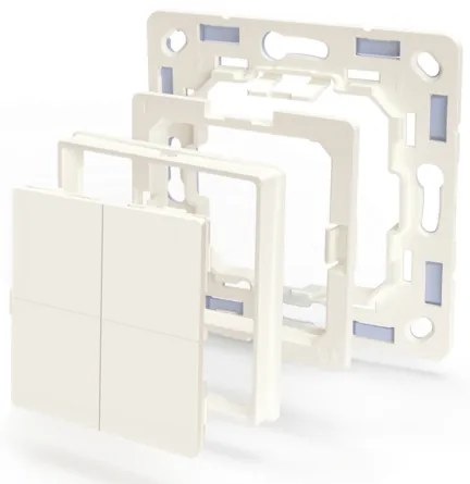 Shelly Бутон с 16 функции с батерия бял Shelly BLU Wall Switch 4 Legrand - 266892