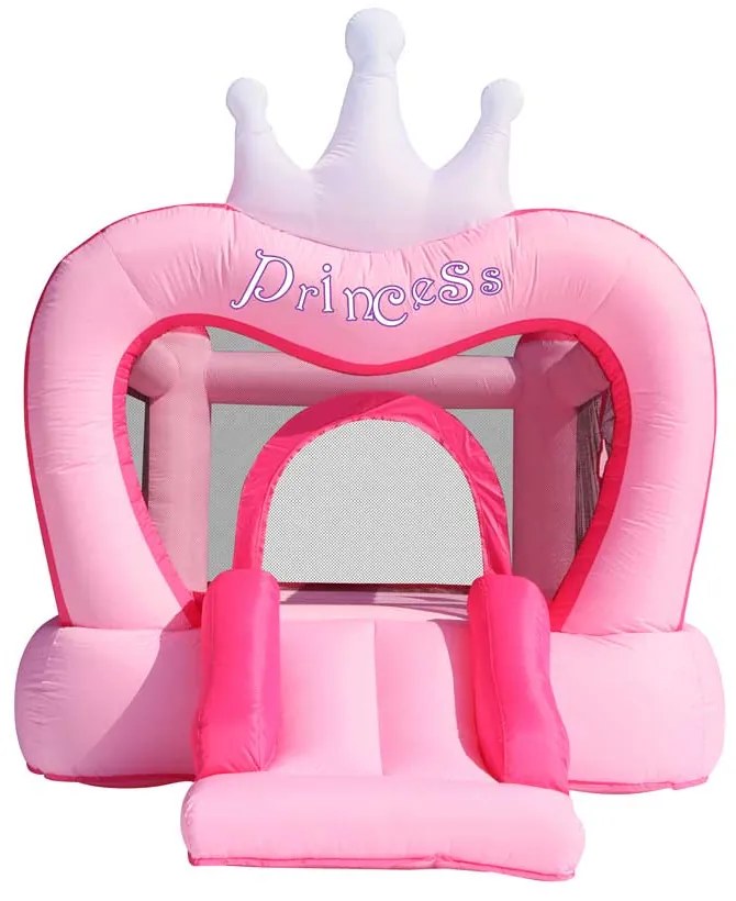 HAPPY HOP Батут замък Princess с пързалка 285x210x220