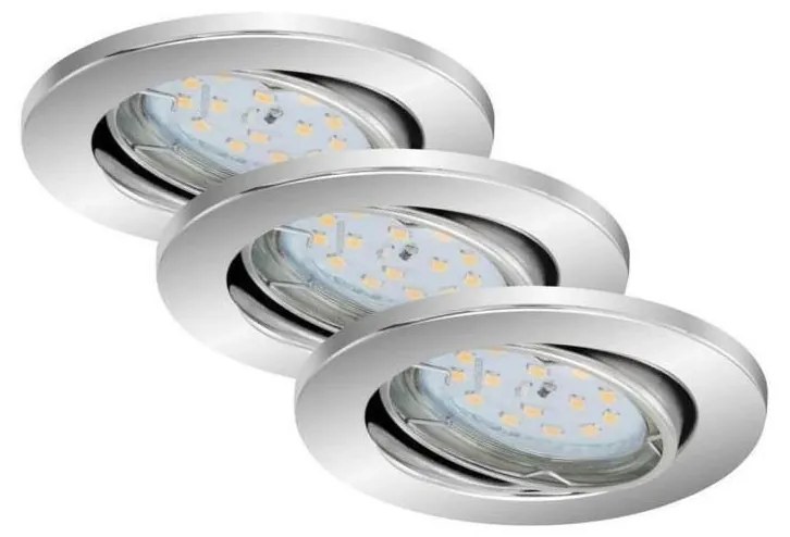 Briloner 7219-038-К-кт 3xLED Димируема лампа за баня 1xGU10/5W/230V IP23