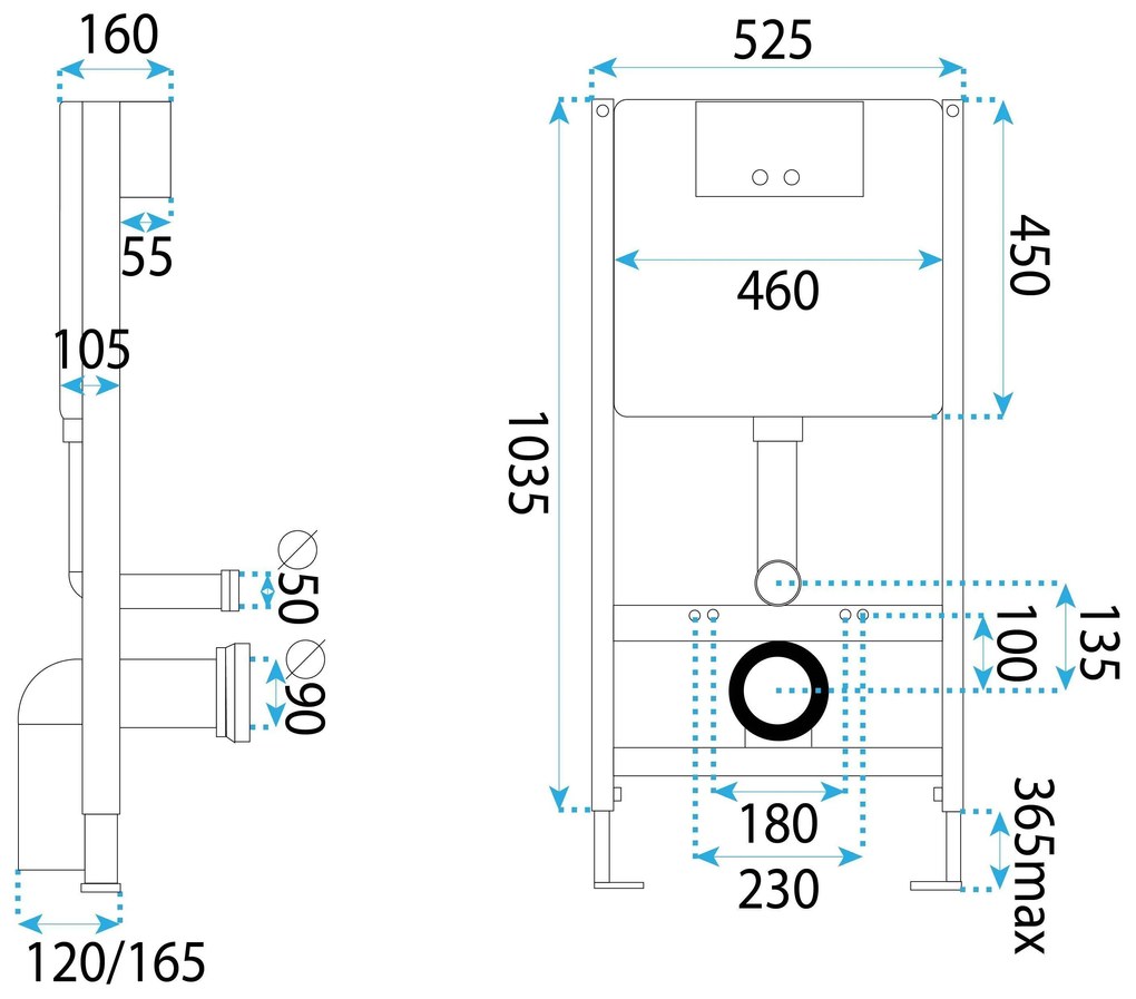 КОМПЛЕКТ СТЕЛАЖ ЗА ВГРАЖДАНЕ Е K011A-Q Rea HD Gold