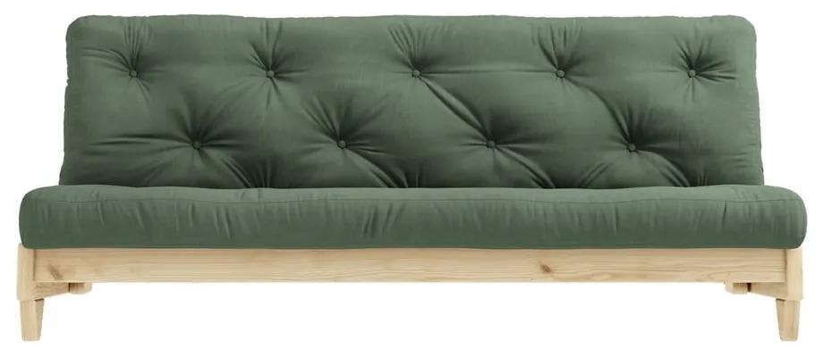 Променлив диван Natural Clear/Olive Green Fresh - Karup Design