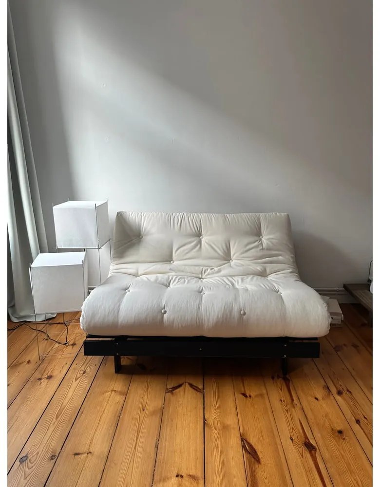 Сгъваем диван в тухлен цвят 140 cm Roots Black Night – Karup Design