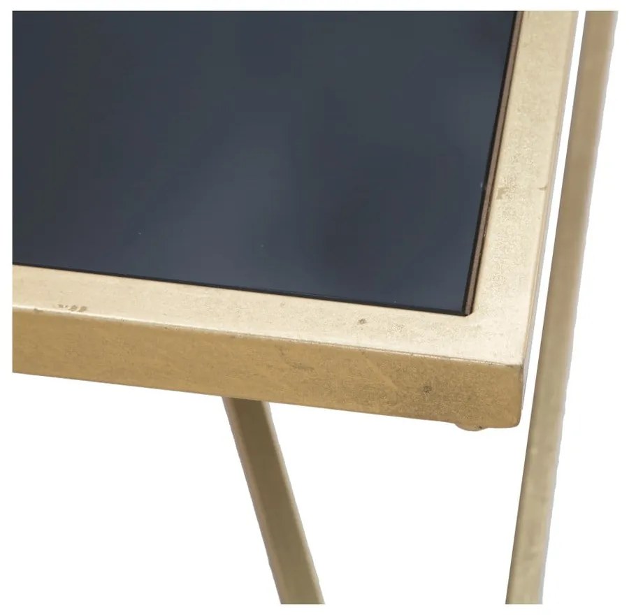 Конферентна маса с черен стъклен плот , 110 x 60 cm Piramid - Mauro Ferretti