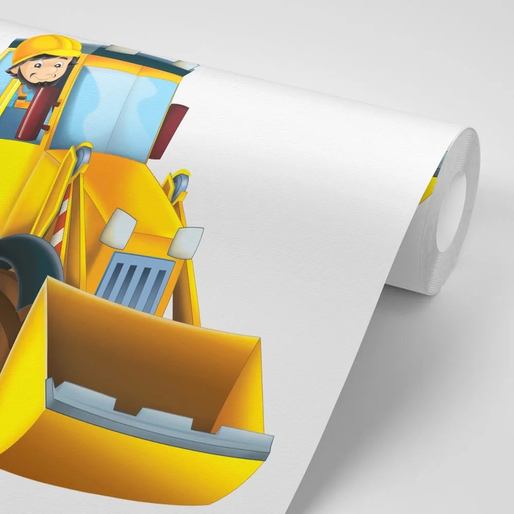 Тапет – Детски багер