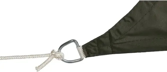 Слънцезащитно платно Hesperide Curacao, Цвят Шисти, 3x2 m